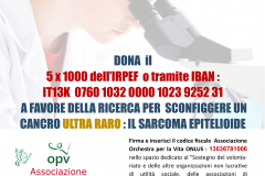 Poster-Sarcoma-Epitelioide-5x1000-IBANDescrizione-attivita-2021-FRONTE